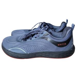 WHITIN Men's Zero Drop Running Shoes Barefoot Wide Toe Box Gray Size 12